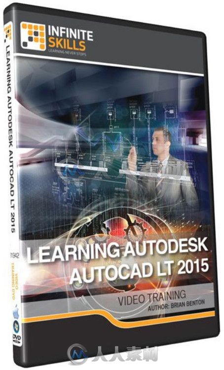 AutoCAD LT 2015快速入门训练视频教程 InfiniteSkills Learning Autodesk AutoCAD LT 2015 Training