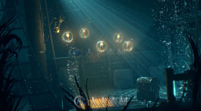 Maya影视级水下照明技术训练视频教程 Digital-Tutors Creating Cinematic Underwater Lighting in Maya