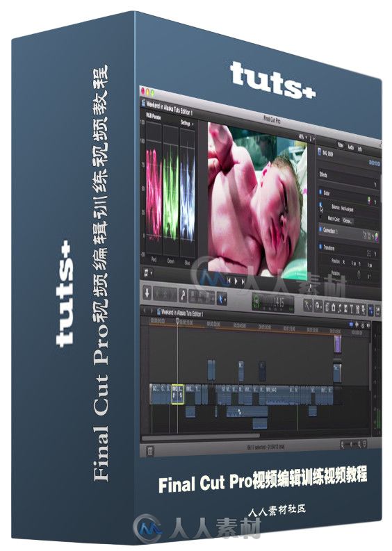 Final Cut Pro视频编辑训练视频教程 Tuts+ Premium Video Editing in Final Cut Pro