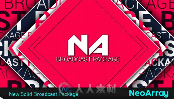 时尚视觉电视包装动画AE模板 Videohive New Solid Broadcast Package 10242890