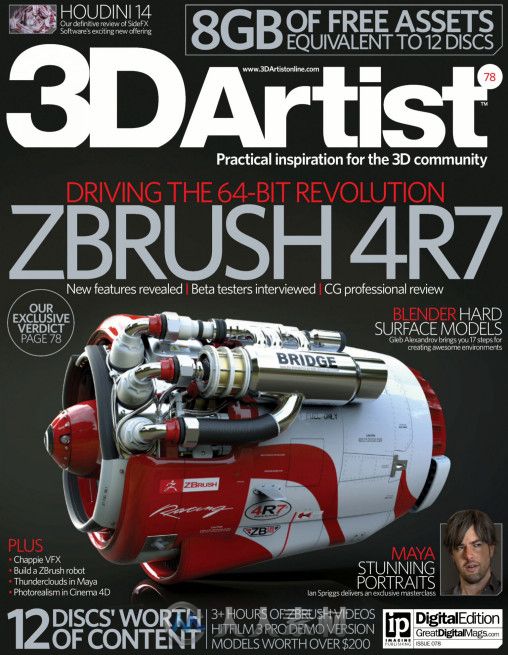3D艺术家书籍杂志第78期 3D Artist Issue 78 2015