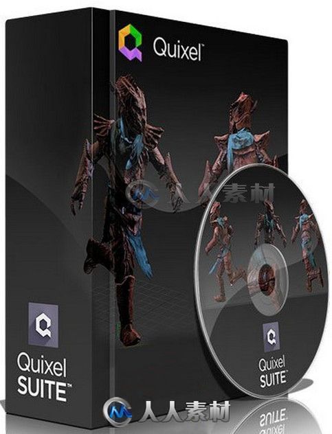 Quixel SUITE游戏贴图软件V1.8版+资料包 Quixel SUITE v1.8 with Status & Stability Win64