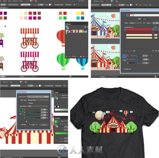 Illustrator色彩配色使用技巧视频教程 Tutsplus Mastering Color in Adobe Illustr...