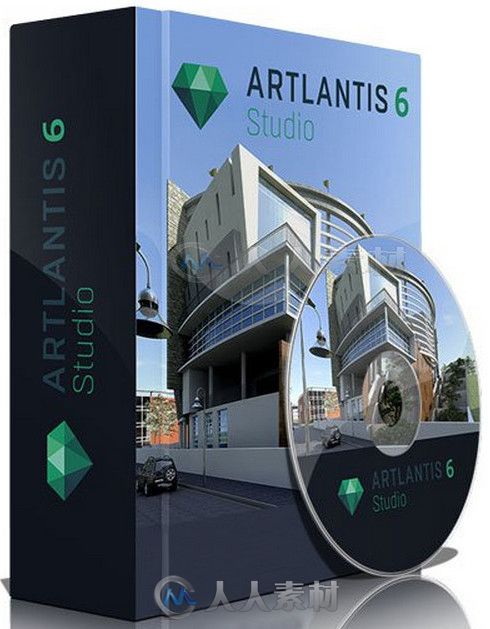 Abvent Artlantis Studio建筑场景专业渲染软件V6.0.2.1版 Abvent Artlantis Studio 6.0.2.1 Win64 Multilingual