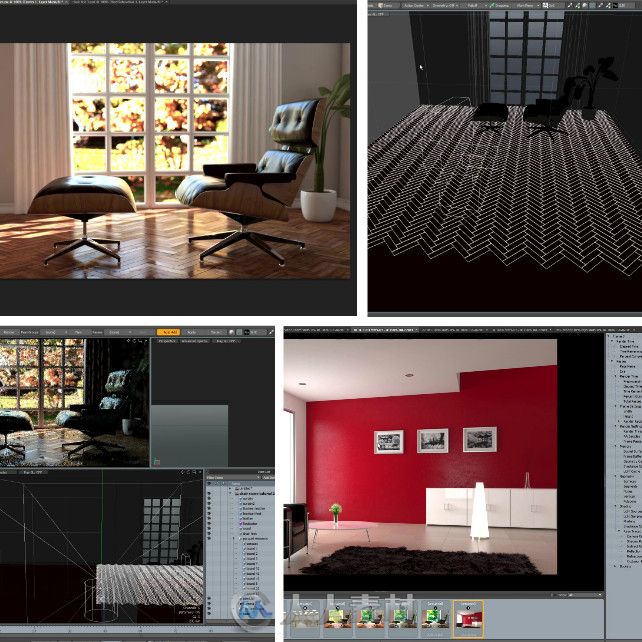 MODO室内设计照明渲染训练视频教程 The Foundry Rendering in MODO Interiors