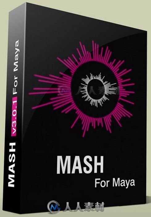 Maya节点控制器插件MASH V3.3.1版 Mainframe North MASH v3.3.1 for Maya 2012-201...