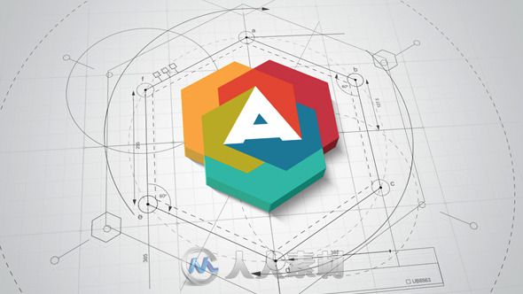 建筑设计Logo演绎动画AE模板 Videohive Architect Logo Reveal 12893716