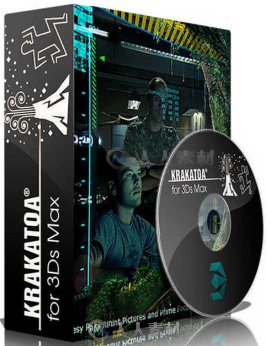 Krakatoa粒子渲染器3dsmax插件V2.4.3.59385版 Thinkbox KrakatoaMX 2.4.3.59385 For 3ds max 2010-2016