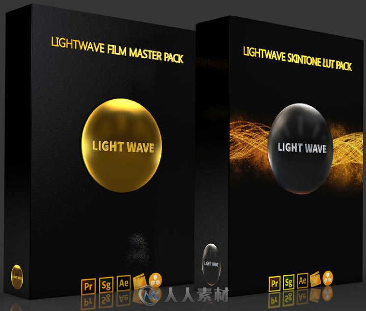 LightWave影视级调色AE与PS插件 LightWave Film LUT Pack MASTER & Skintone Luts