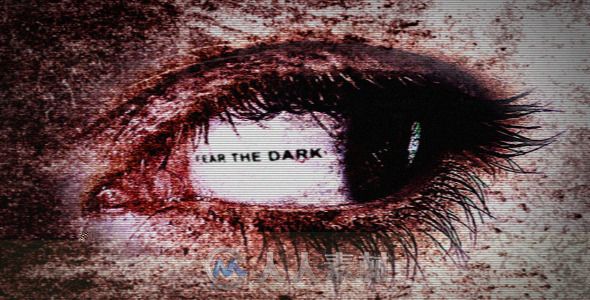 恐惧眼神包装动画AE模板 Videohive Fear the Dark Logo Reveal 2261674