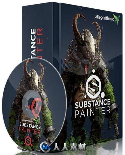 Substance Painter三维纹理材质绘画软件V1.7.0.955版 Allegorithmic Substance Painter 1.7.0.955 Win Mac