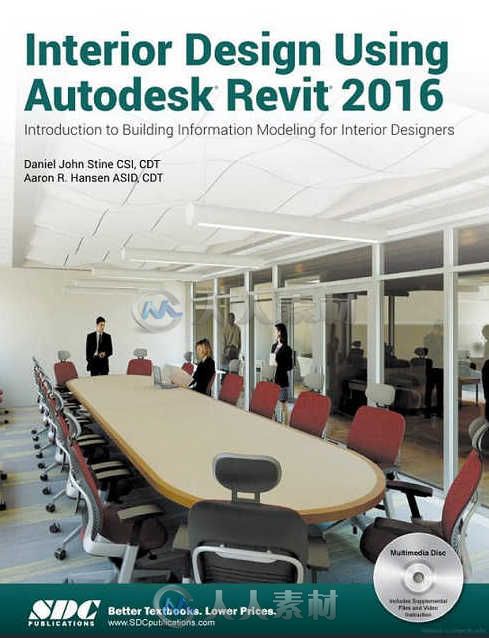 Revit 2016室內設計訓練書籍 SDC Publications Interior Design Using Autodesk Revit 2016