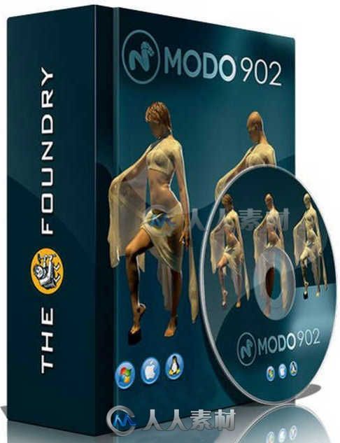 Modo三维建模设计软件V902 SP1版 The Foundry Modo 902 SP1 Win Mac