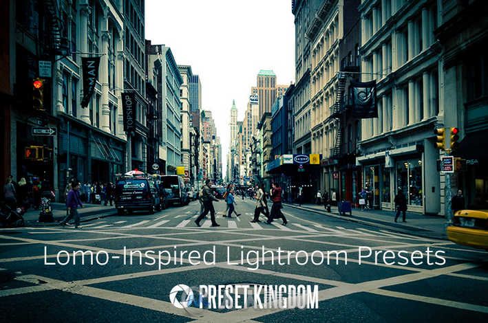 现代深邃风格调色特效Lightroom预设 Creativemarket Lomo Lightroom Presets 459648
