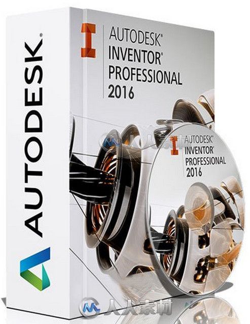 Autodesk Inventor三维可视化实体模拟软件V2016 Update 1版 Autodesk Inventor Professional 2016 R3 Update 1