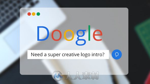 百度谷歌快速搜索Logo演绎动画AE模板 Videohive Quick Doogle Search Logo Intro 9988906