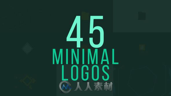 45组简洁实用Logo演绎动画AE模板合辑 Videohive Logos Reveal 14636439
