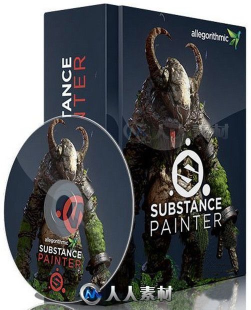 Substance Painter三维纹理材质绘画软件V1.7.3.1080版 ALLEGORITHMIC Substance Painter 1.7.3.1080 WIN64