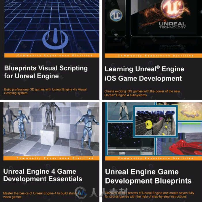 Unreal Engine虚幻游戏引擎书籍杂志合辑 Unreal Engine eBook Collection