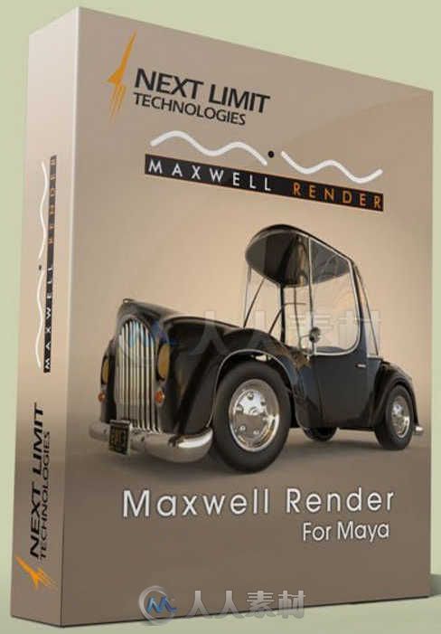 Maxwell Render麦克斯韦光谱渲染器Maya插件V3.2.12版 NextLimit Maxwell Render for Maya v3.2.12 Win Mac