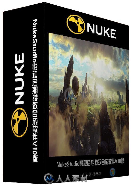NukeStudio影视后期特效合成软件10.0v1版 The foundry nuke 10.0v1 final win mac