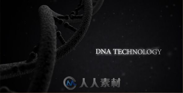 DNA锁链科幻风格包装动画AE模板 Videohive DNA Technology 5467205