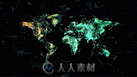 超炫酷的世界地图CG制作教程 - 〖C4D交流论
