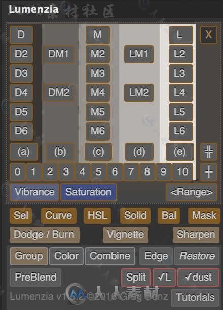 Lumenzia区域色彩控制插件V1.8.3版 Lumenzia Luminosity Masking Panel v1.8.3 Win