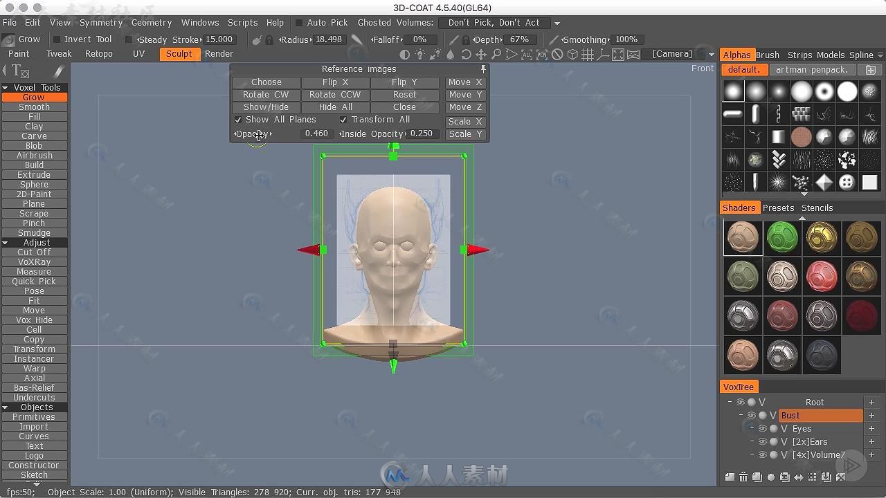 3DCoat概念角色雕刻技术训练视频教程 PLURALSIGHT CHARACTER CONCEPT AND SCULPTIN...