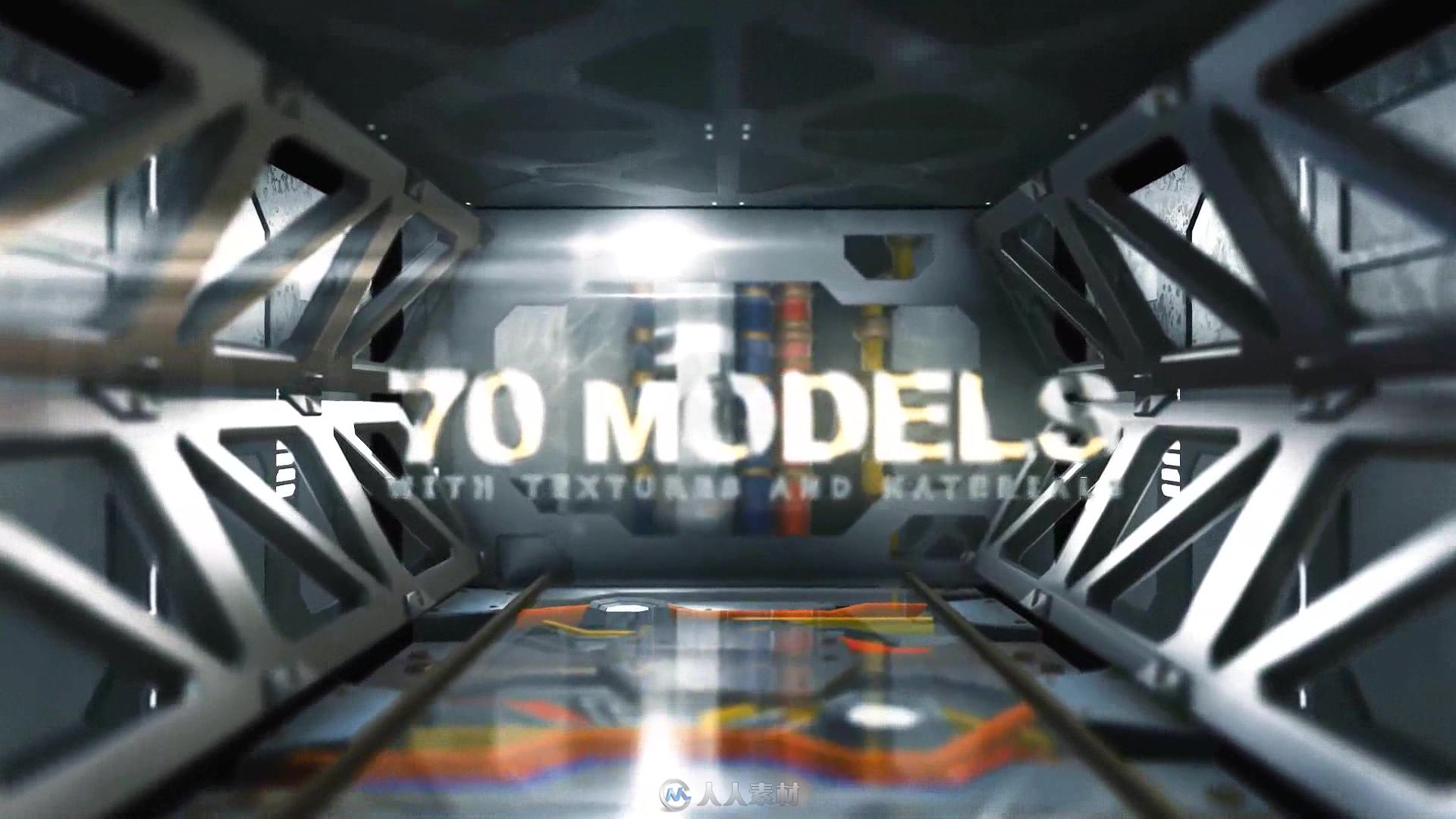 现代科幻元素的3D工具产品宣传AE模板 Videohive Sci Fi Element 3D Tool 16281554