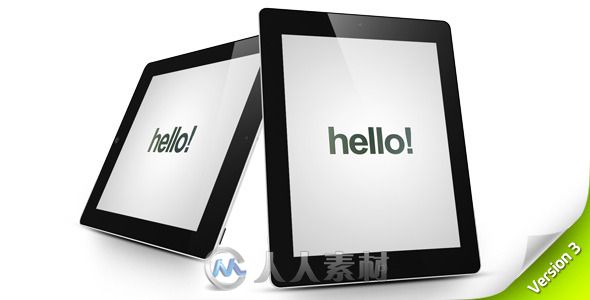 平板电脑商业更新幻灯片产品宣传AE模板 Videohive Tablet Commercial Update V.3