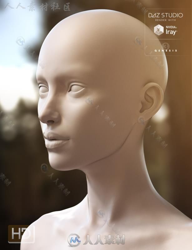 超詳細高清女性身體3D模型合輯