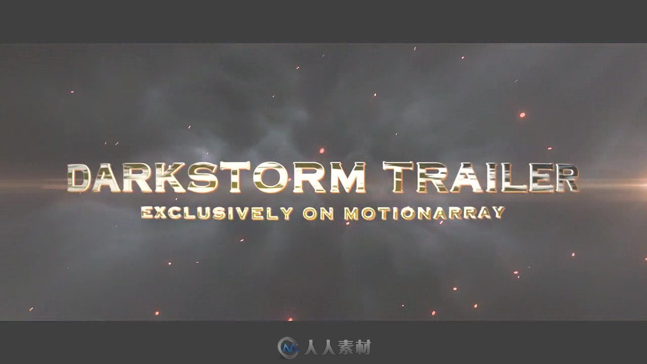 史诗完美魔法玄幻影视预告片AE模板 Darkstorm Trailer