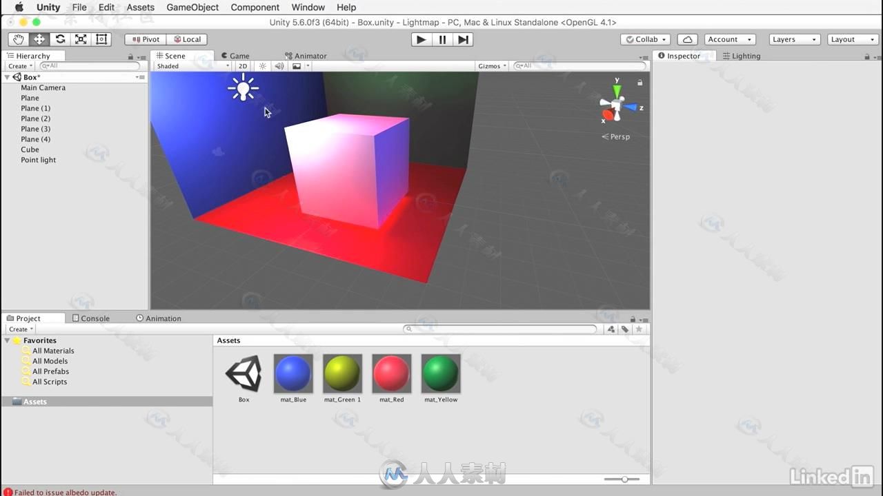 Unity游戏纹理照明特效技术视频教程 Cert Prep Unity Materials Lighting and Effects