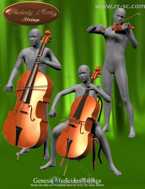 超精细小提琴中提琴大提琴和低音提琴家庭合奏