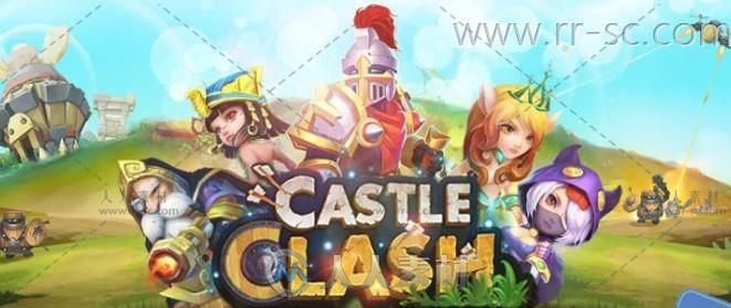 Castle Clash《城堡争霸》UI及游戏素材资源