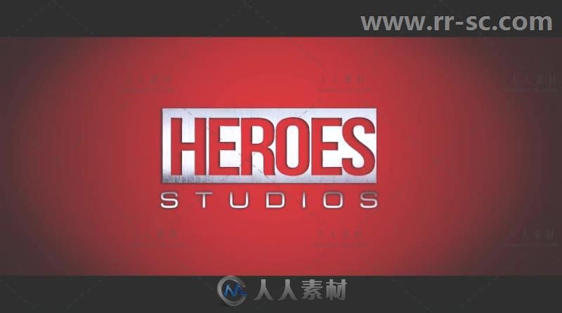炫酷史诗漫威风格3D英雄标志展示Logo演绎AE模板 Videohive Heroes