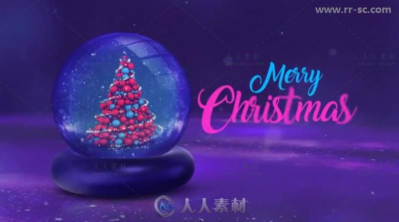 美丽浪漫的圣诞节水晶球展示片头视频包装AE模板37 / 作者:相视而笑 / 帖子ID:16741419,4421614