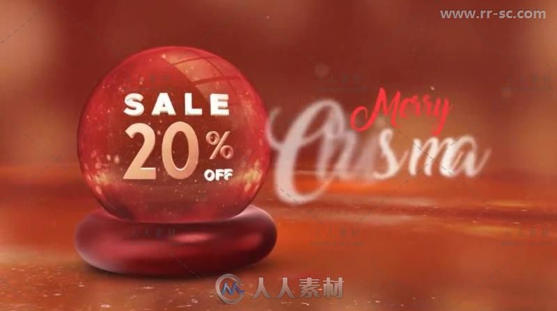 美丽浪漫的圣诞节水晶球展示片头视频包装AE模板29 / 作者:相视而笑 / 帖子ID:16741419,4421614
