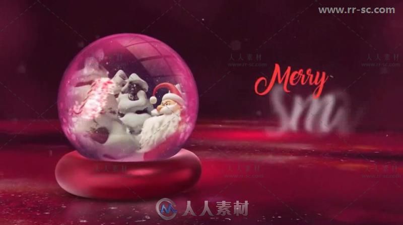 美丽浪漫的圣诞节水晶球展示片头视频包装AE模板24 / 作者:相视而笑 / 帖子ID:16741419,4421614