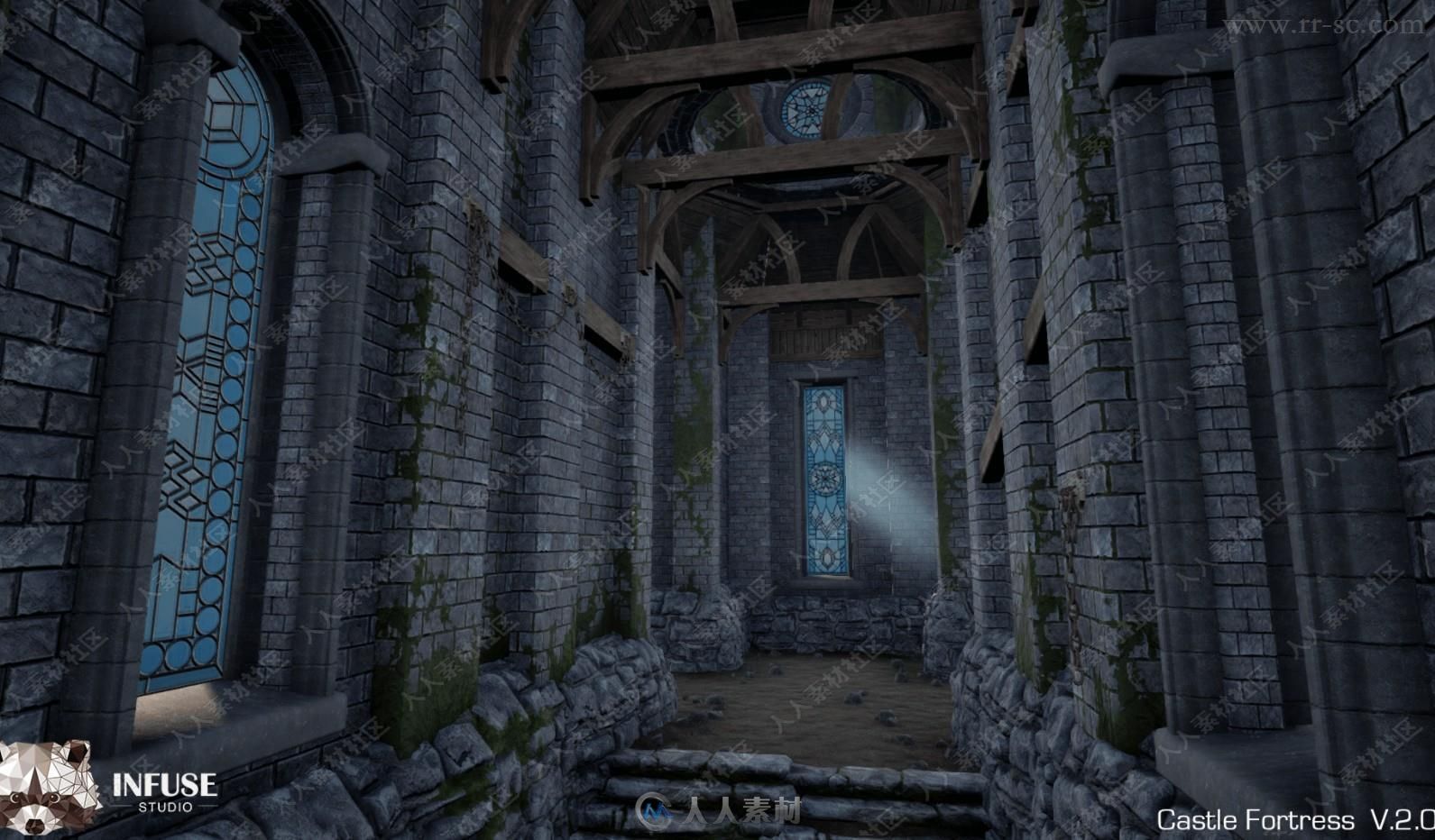 中世纪城堡环境场景UE4游戏素材资源