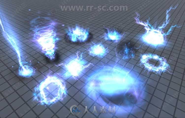 52组多种战斗法术火焰爆炸光粒子效应Unity游戏素材资源