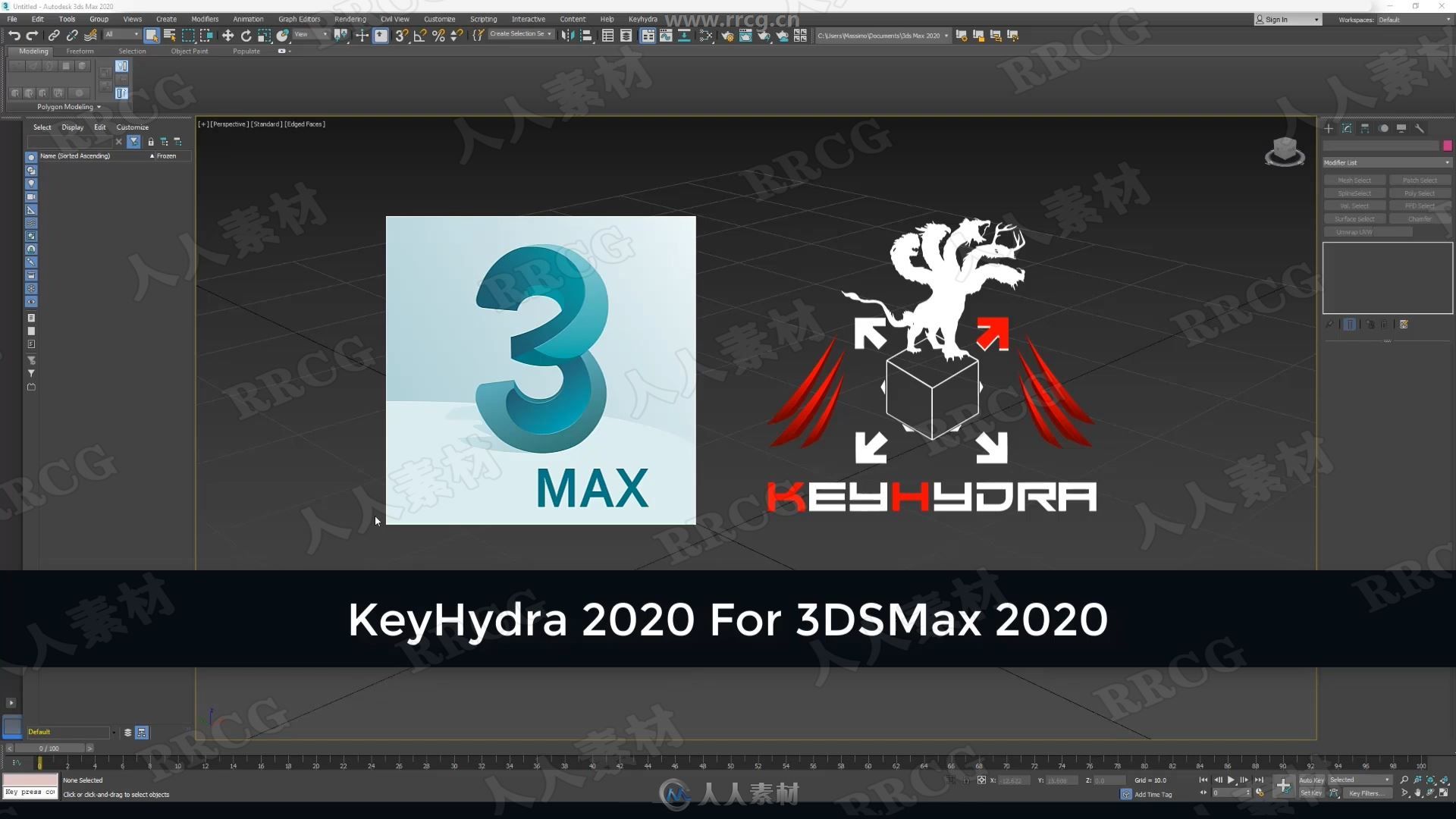 KeyHydra快捷键修改3dsmax 2020插件