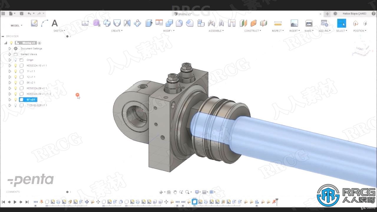 Autodesk Fusion 360 基本建模技术工作流程视频教程
