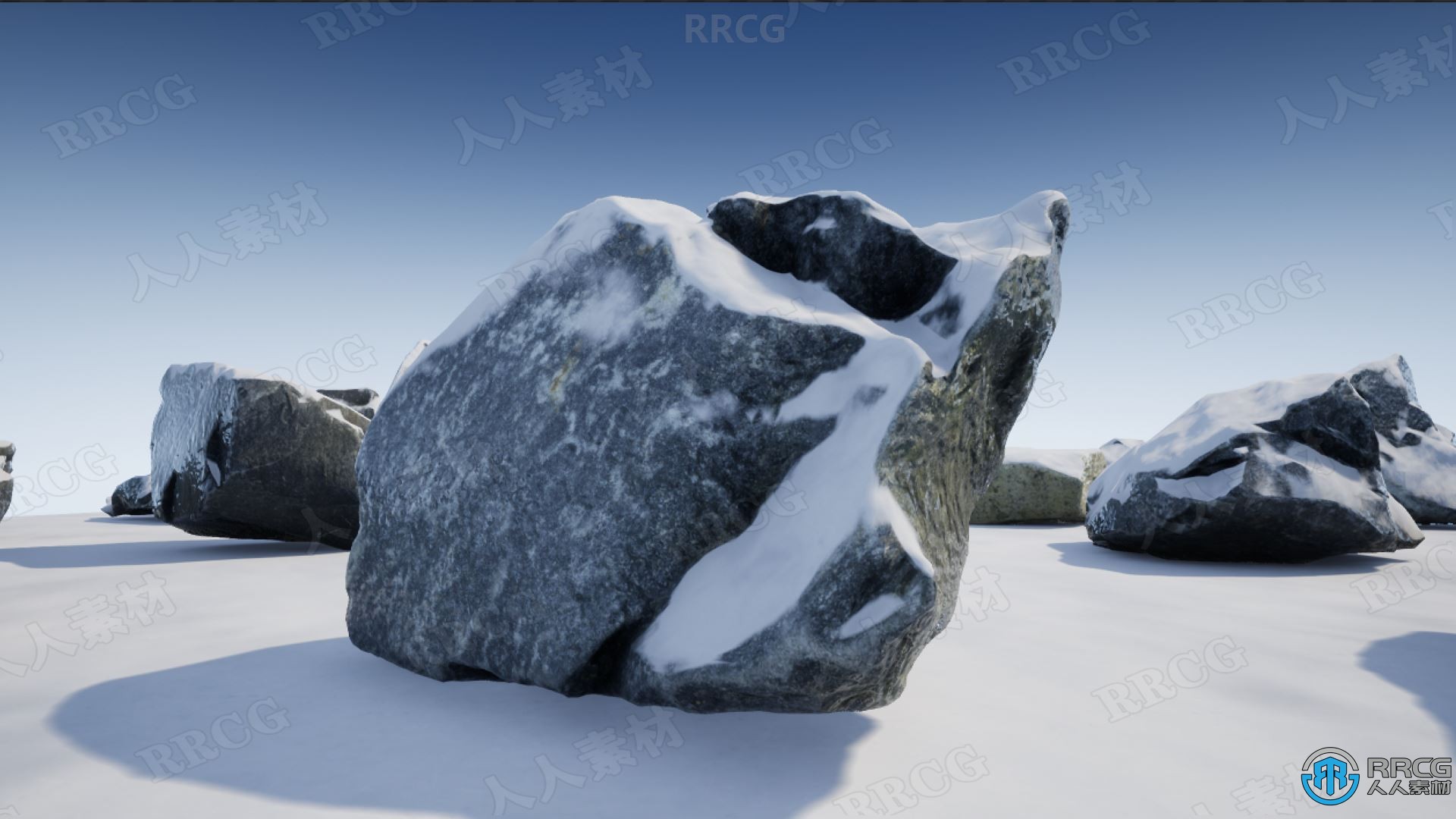 20张照片扫描逼真岩石Unreal Engine游戏素材资源