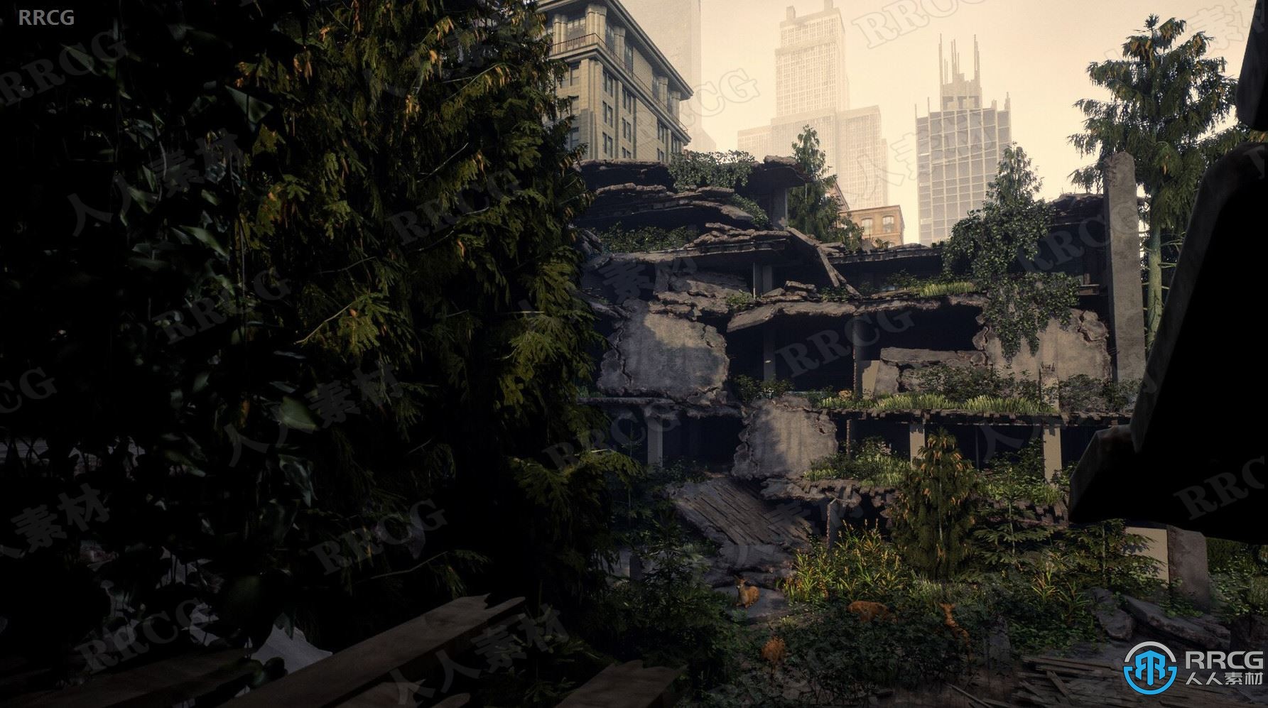 【中文字幕】3DsMax与UE5破损衰败城市游戏环境场景制作视频教程