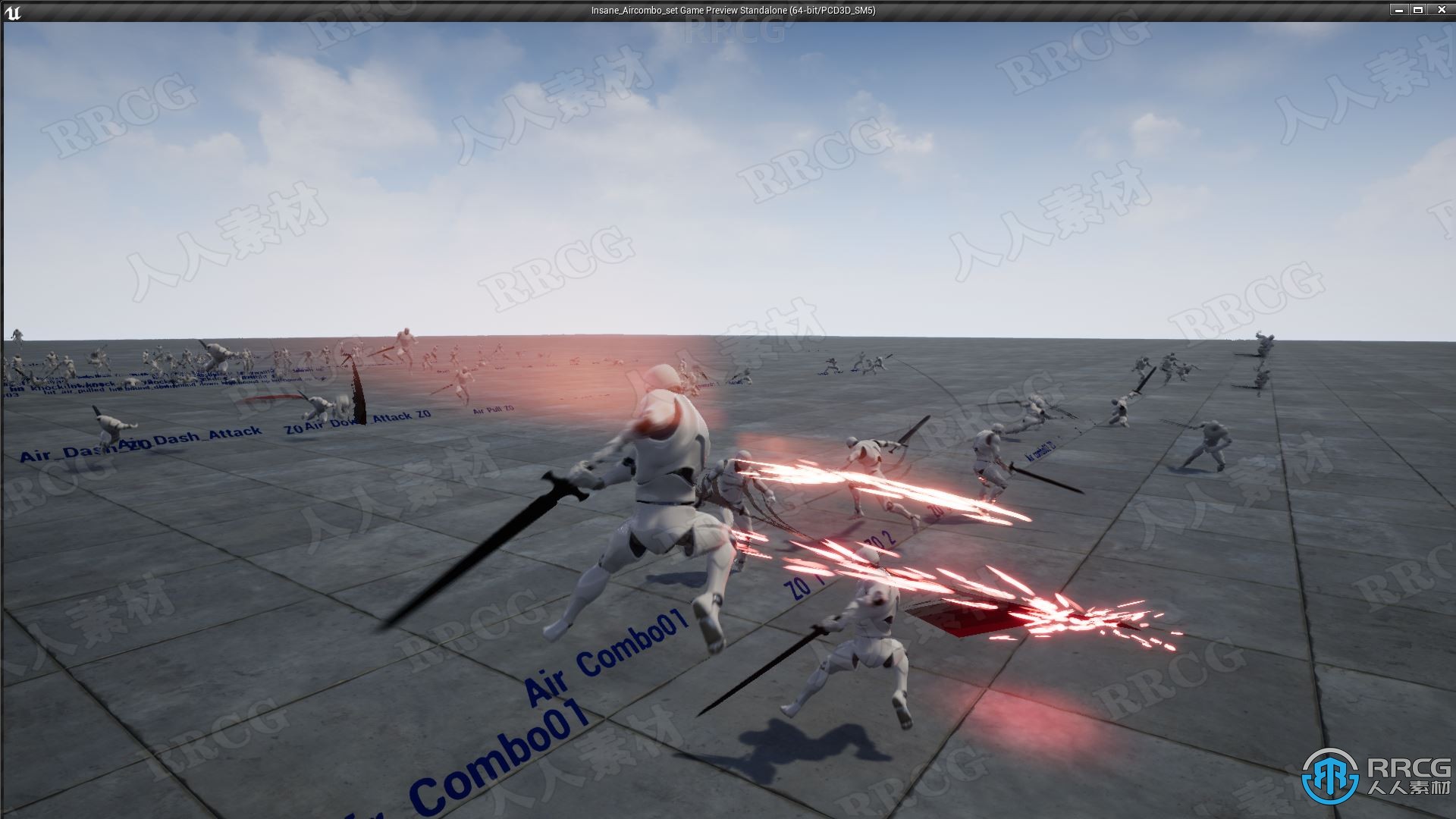 130个科幻战斗输出动画视觉特效Unreal Engine游戏素材资源