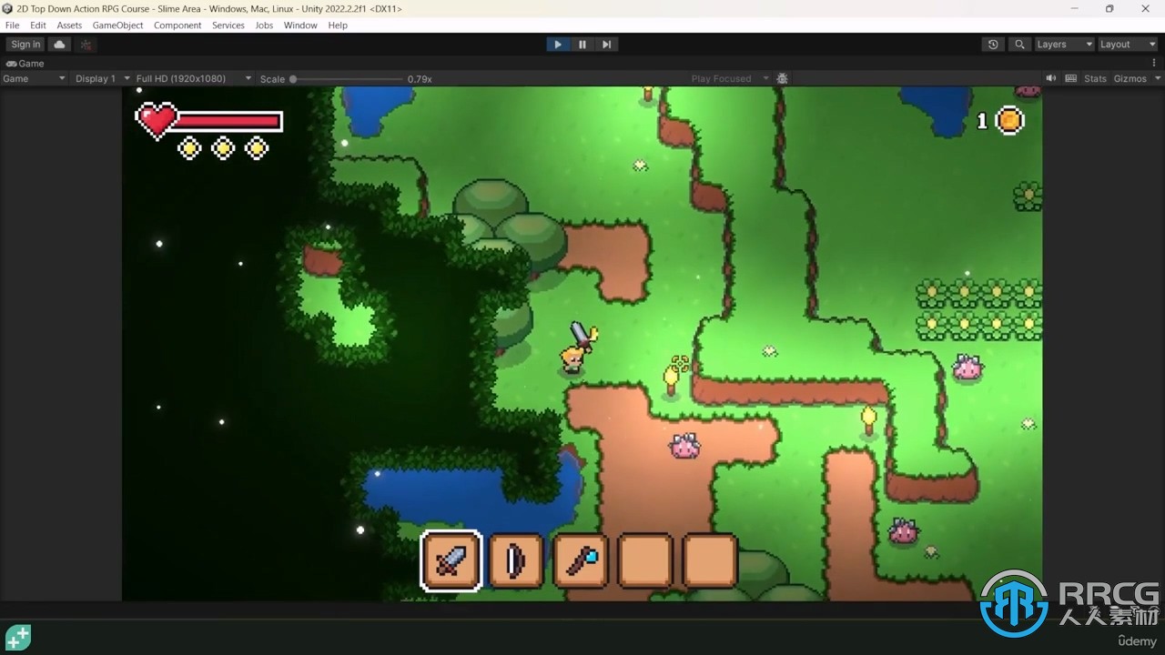 Unity 2D RPG游戏完整战斗系统制作视频教程