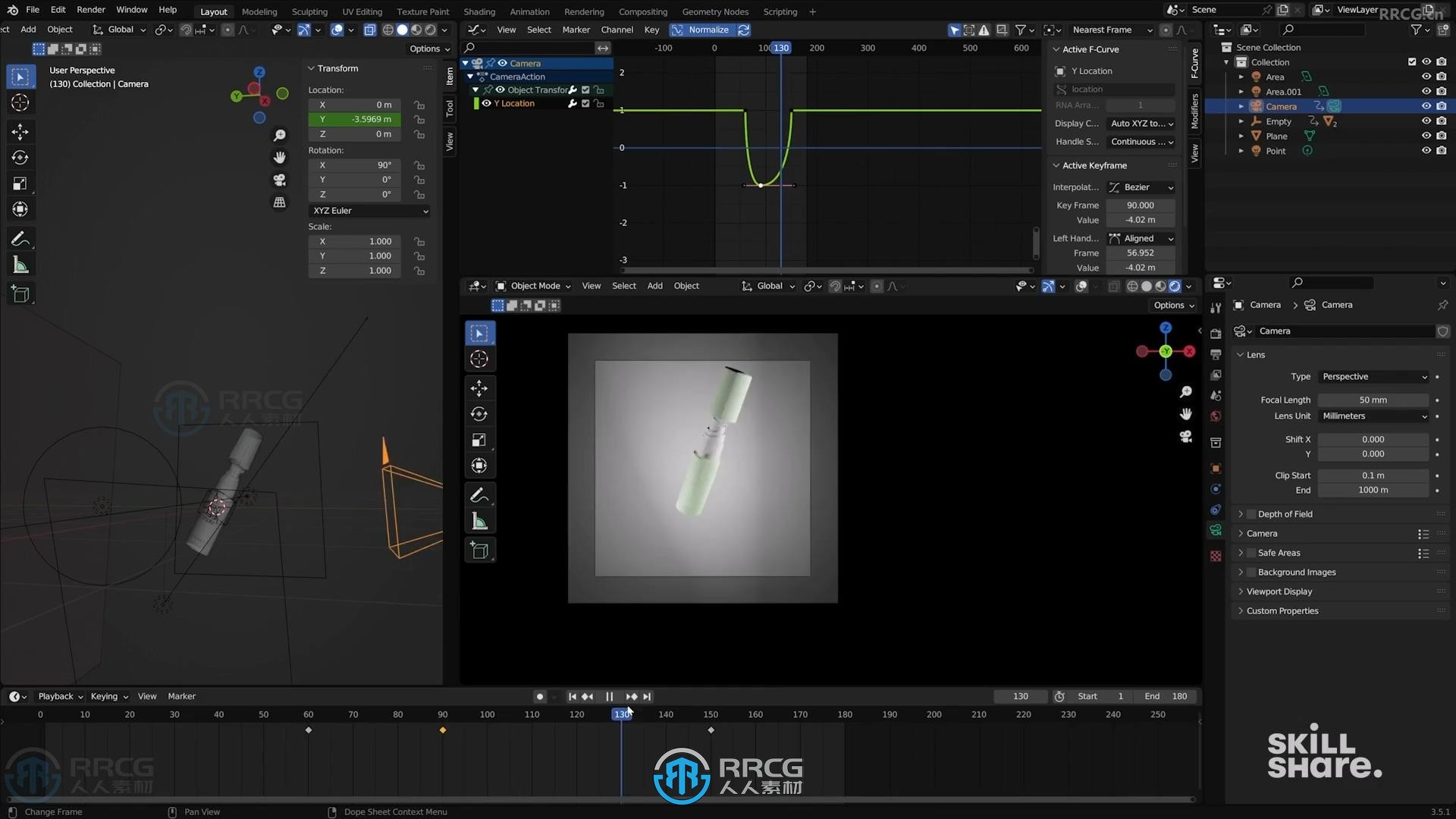 Blender商业产品渲染动画制作流程视频教程