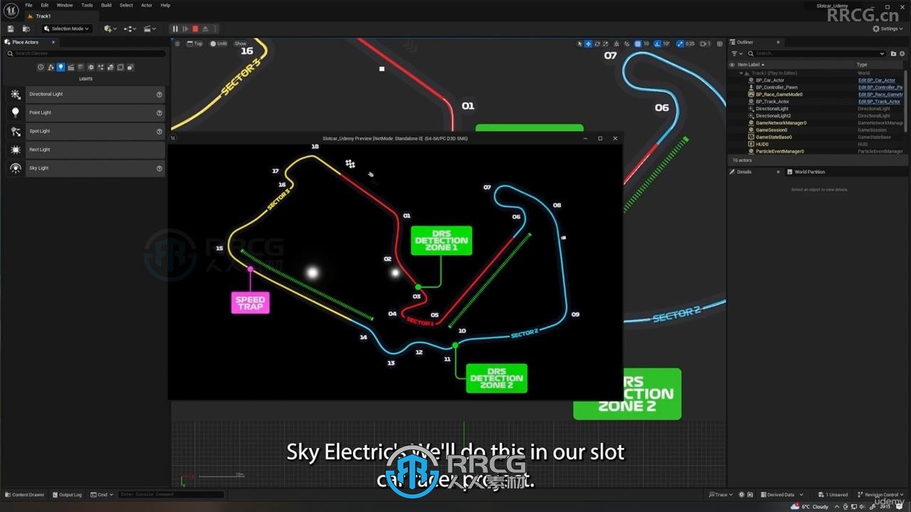 UE5虚幻引擎小游戏原型蓝图制作视频教程